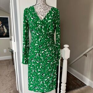LAUREN by Ralph Lauren, jersey midi dress. Size 6. Machine washable. Worn once.
